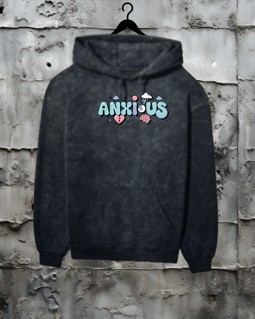 Anxious Unisex Hoodie | Unfiltered