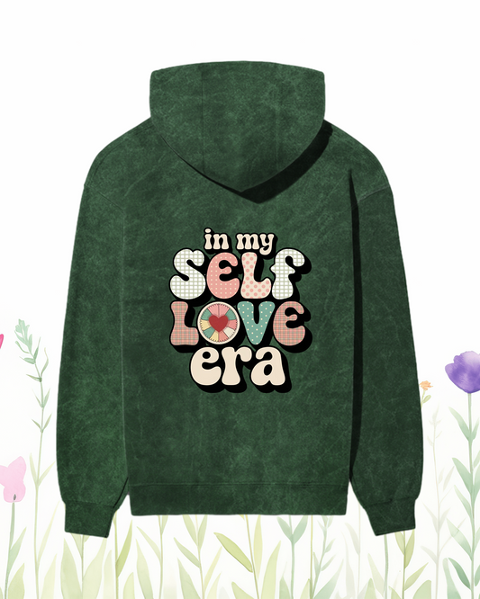 In my self love Era (Back) & heart design (on left pocket area ) Unisex Hoodie | Unfiltered - Unfiltered