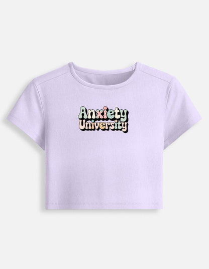 Anxiety University Baby Tee | Unfiltered - Unfiltered