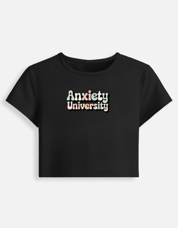 Anxiety University Baby Tee | Unfiltered - Unfiltered