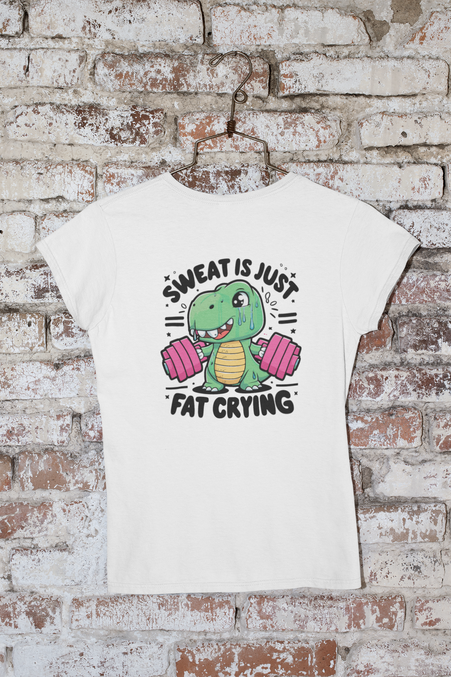 Sweat is just Fat Crying Tshirt for Women | Unfiltered - Unfiltered