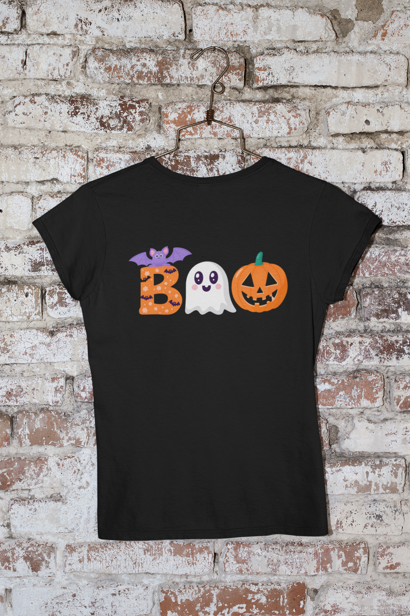 BOO Halloween Unisex Design with Purple bats| Unfiltered