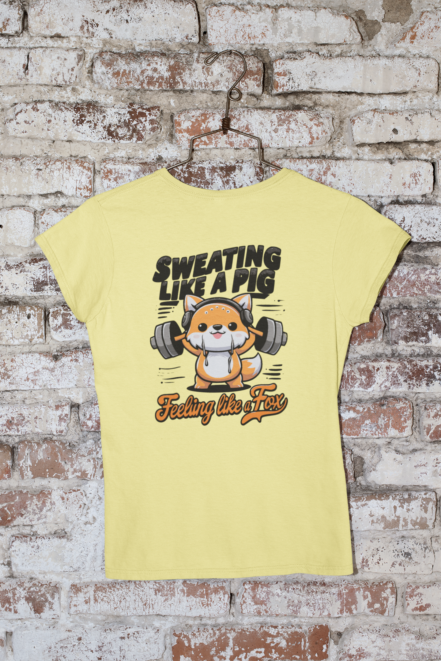 Feeling like a fox, sweating like a Pig Kawaii T-shirt for Women| Unfiltered - Unfiltered