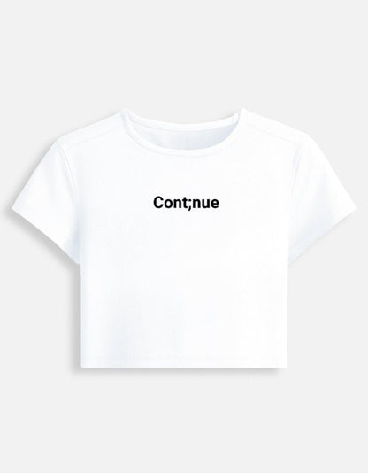 Cont;nue Baby Tee | Unfiltered - Unfiltered