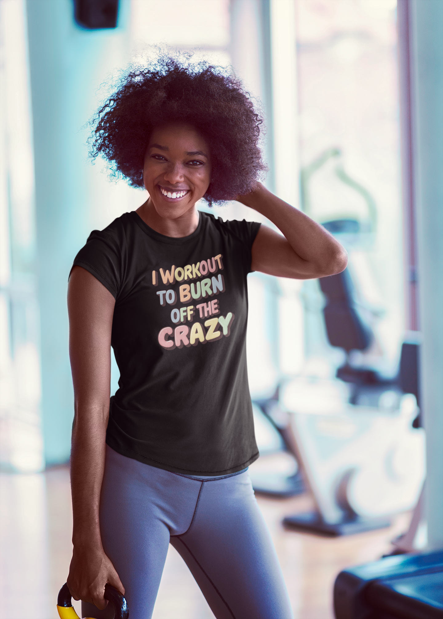 I workout to burn off the crazy T-Shirt for Women | Unfiltered - Unfiltered