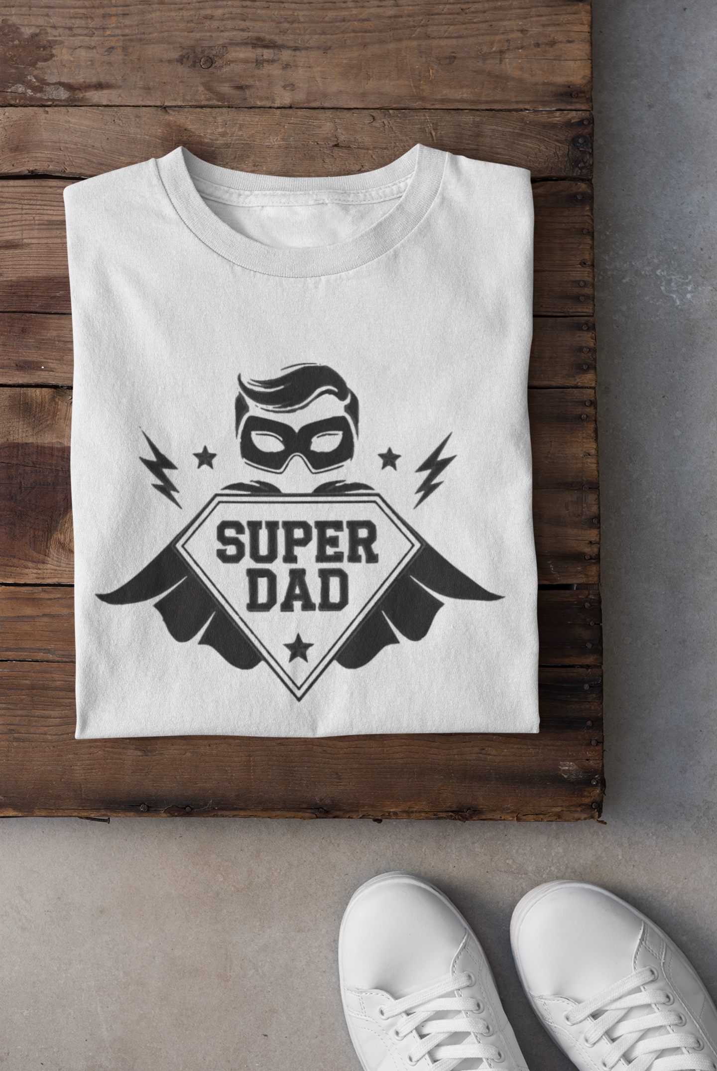 Superdad Cute Cartoon Tee in Unisex Supima Premium cotton - Unfiltered