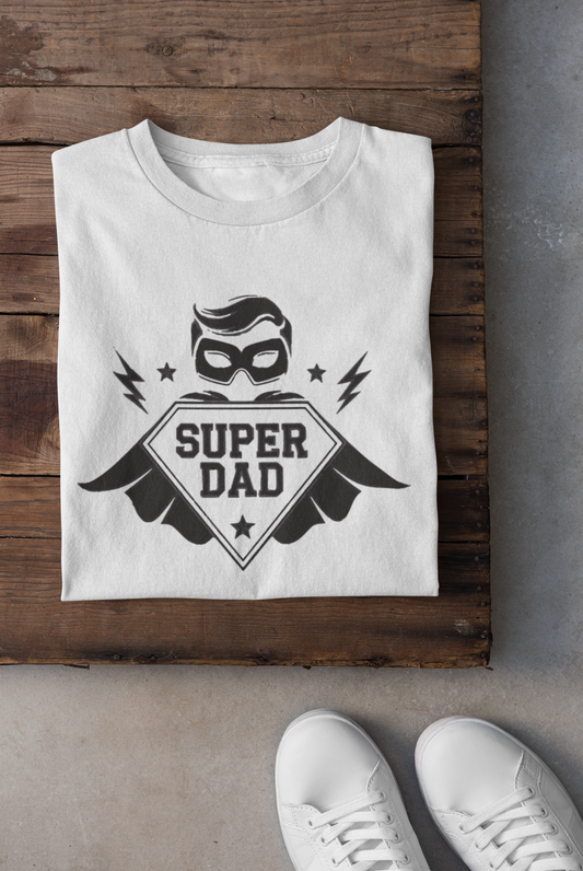 Superdad Cute Cartoon Tee in Unisex Supima Premium cotton - Unfiltered