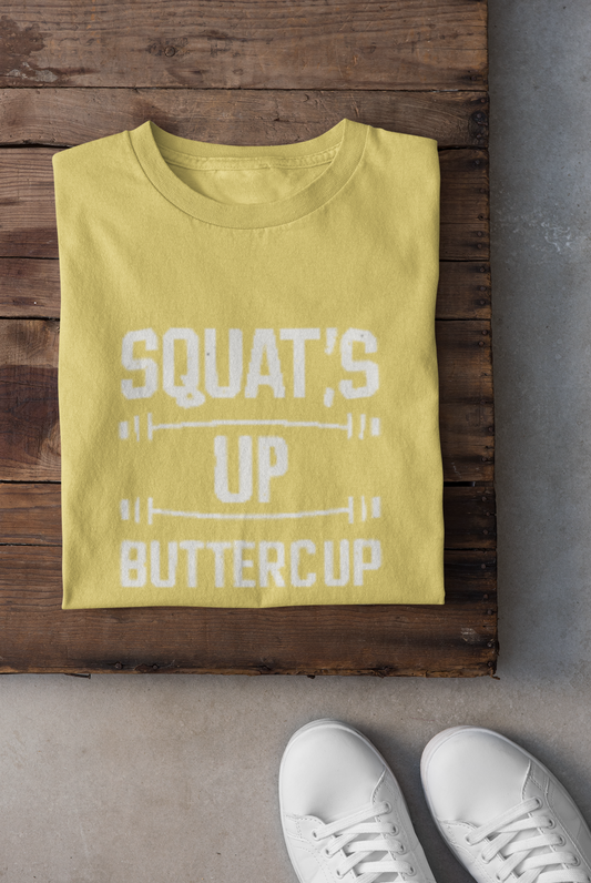 Squats Up Butter Cup Unisex Classic Crew T-Shirt | Unfiltered