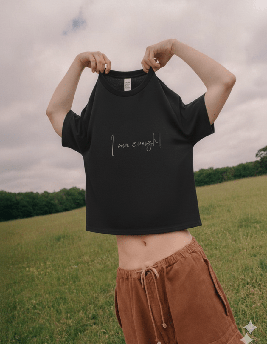 I am enough Baby Tee | Unfiltered - Unfiltered
