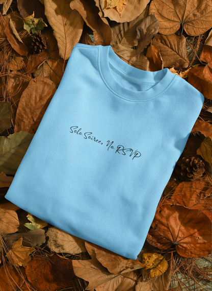 Self Soiree No RSVP, Unisex Oversized Terry-Cotton Tee - Unfiltered