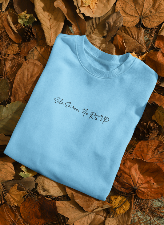 Self Soiree No RSVP, Unisex Oversized Terry-Cotton Tee - Unfiltered