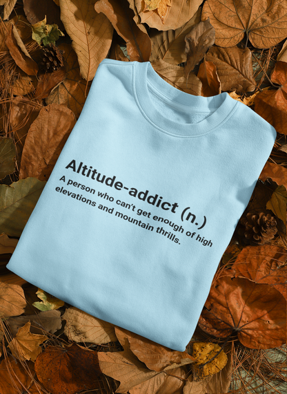 Altitude addict Unisex Oversized Terry Cotton Tee - Unfiltered