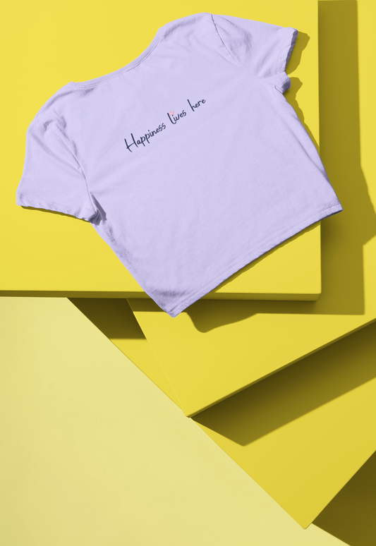 Happiness lives here Baby Tee | Unfiltered