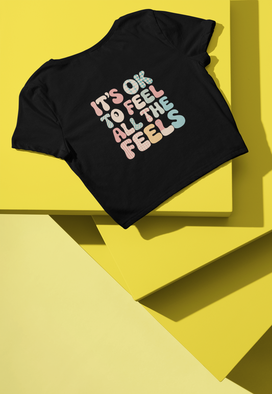 Its ok to feel all the feels Baby Tee | Unfiltered