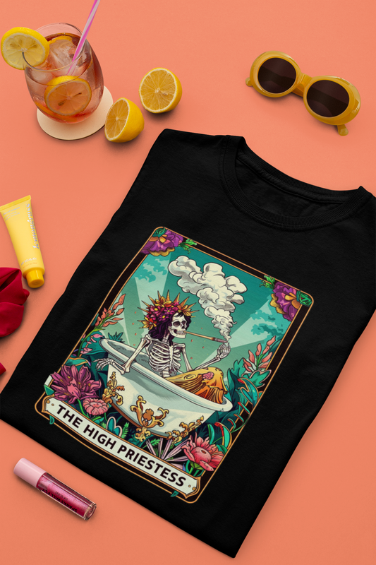 The High Priestess Tarot Card T-shirt for Women| Unfiltered