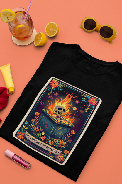 The Emotional Dumpster Tarot Card Unisex T-shirt