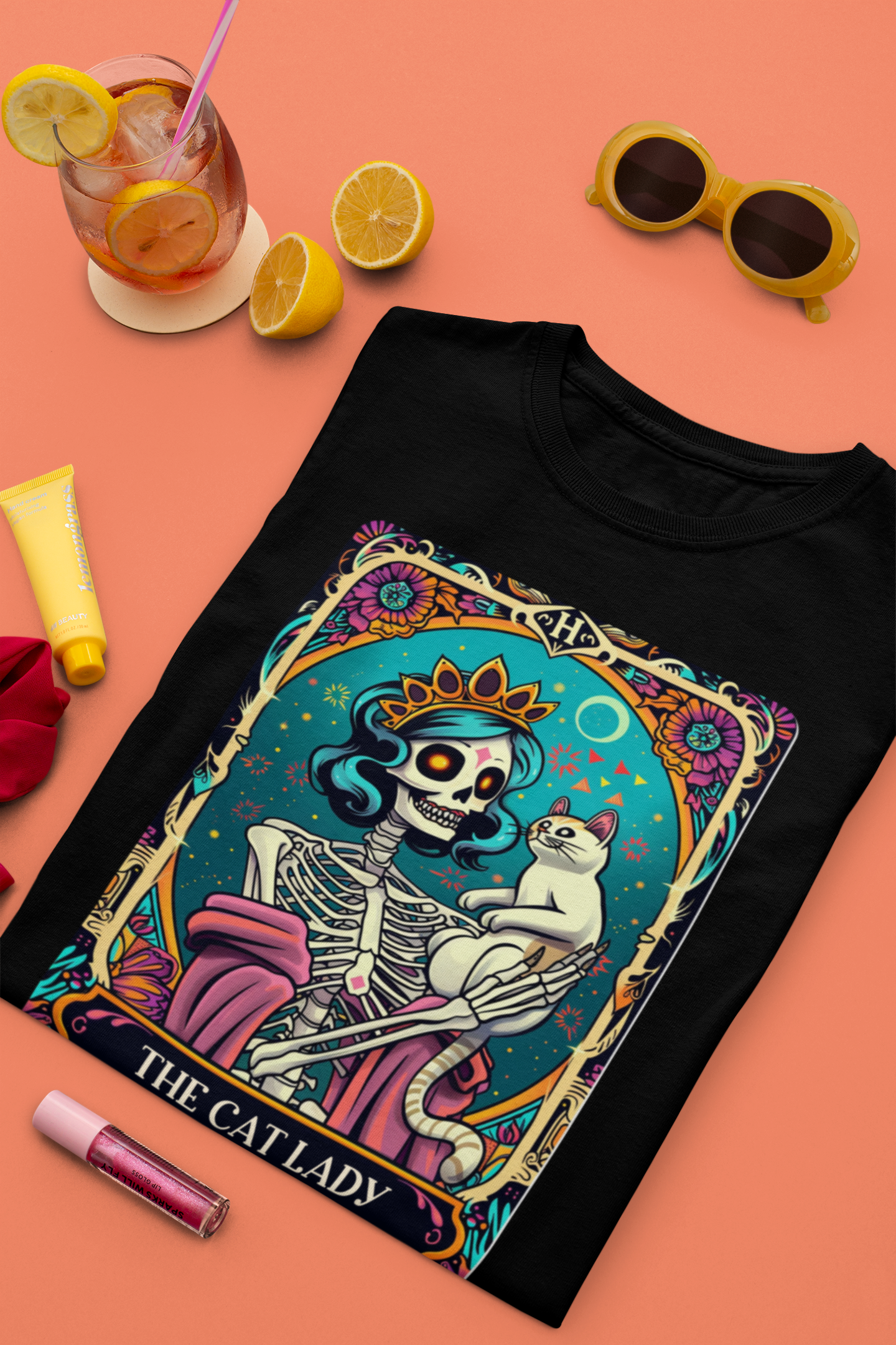 The Cat Lady Unisex Classic Crew T-Shirt | Unfiltered