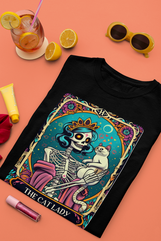 The Cat Lady Unisex Classic Crew T-Shirt | Unfiltered
