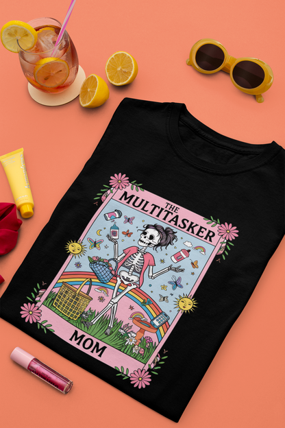 Multitasker Mom Unisex Classic Crew T-Shirt | Unfiltered