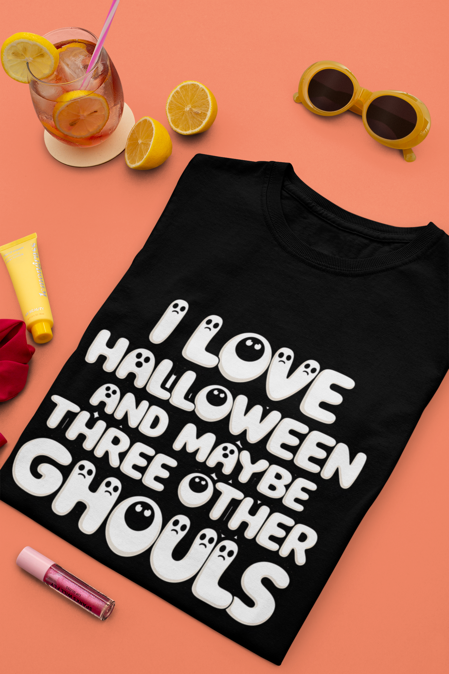 I love Halloween & May be three other ghouls Unisex T-Shirt| Unfiltered