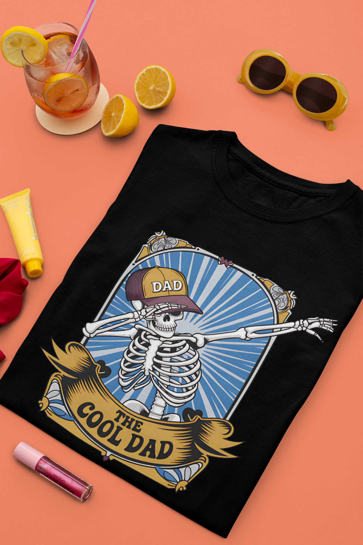 Cool Dad Skeleton Tarot T-Shirt| Unfiltered