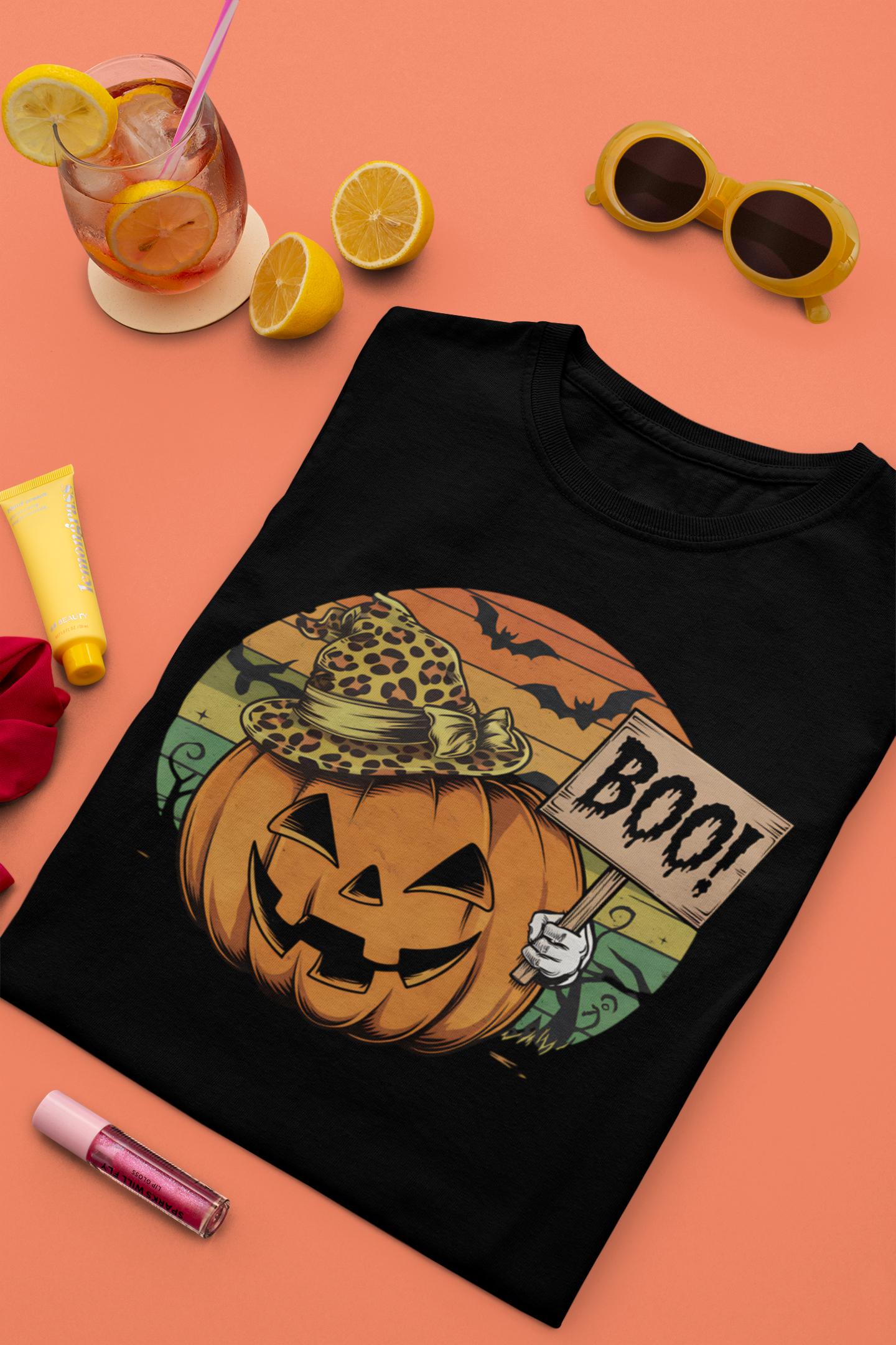 Retro Pumpkin Halloween Unisex T-shirt | Unfiltered