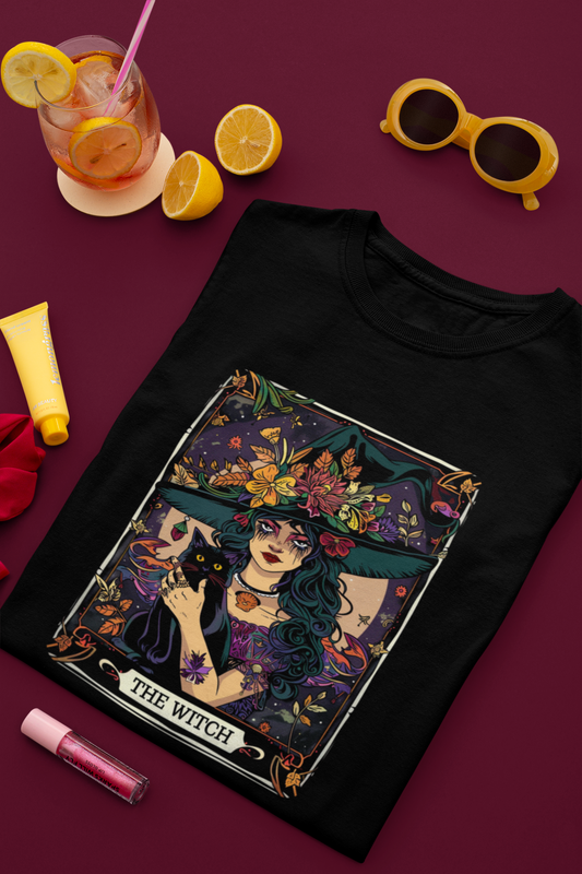 The Witch Tarot Card T-shirt in Unisex Fit | Unfiltered