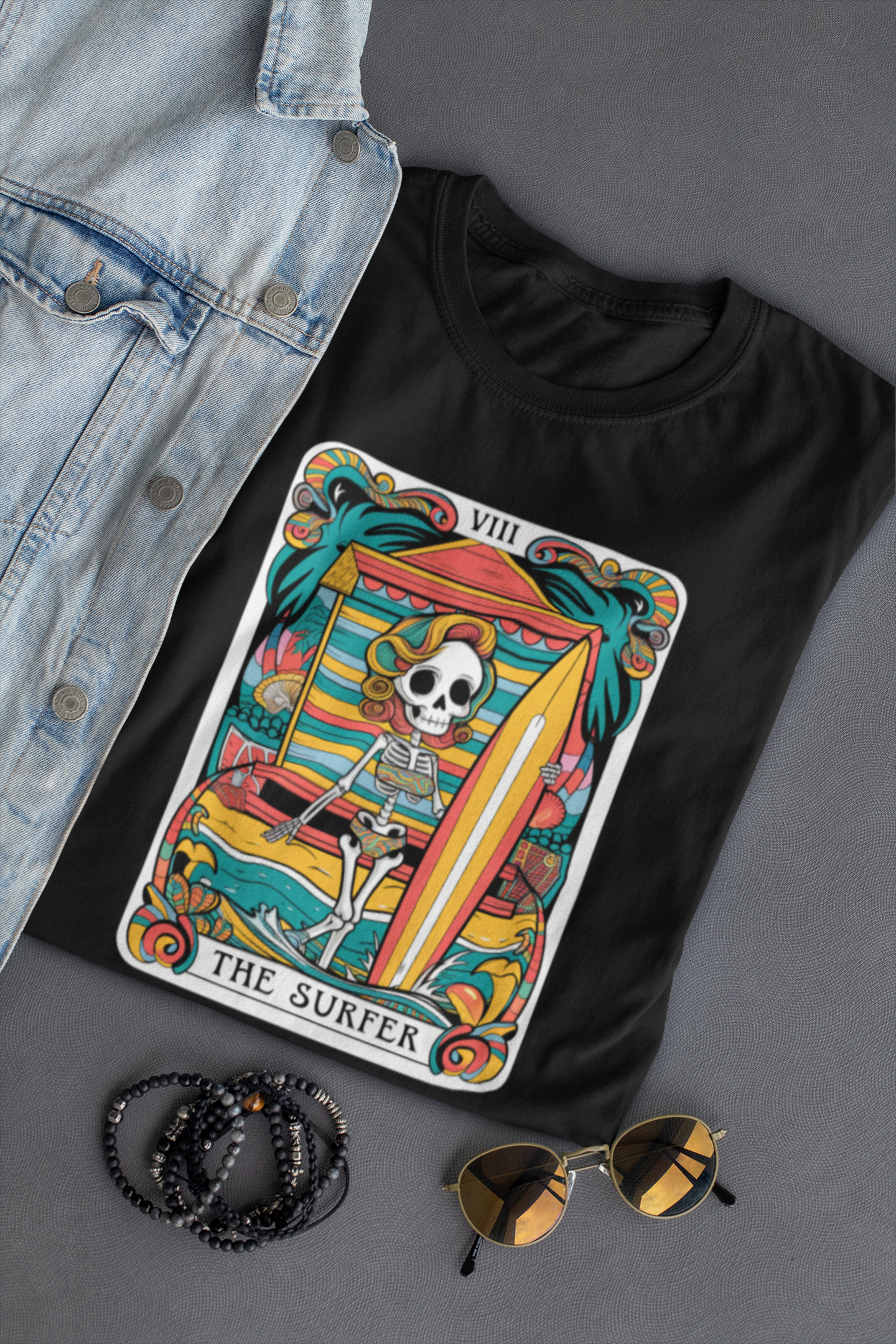 The Surfer Tarot T-Shirt for Women | Unfiltered