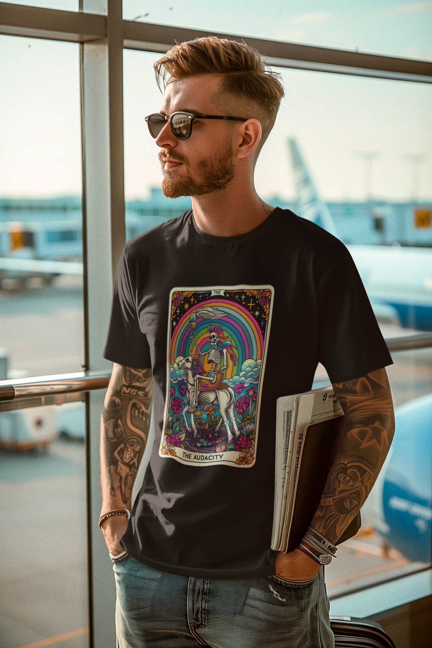 The Audacity Tarot Card Unisex Tshirt | Unfiltered