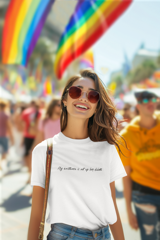 My Existence is not up for Debate Unisex Classic Crew T-Shirt - Unfiltered