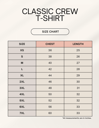 Queeruius Unisex Classic Crew T-Shirt - Unfiltered