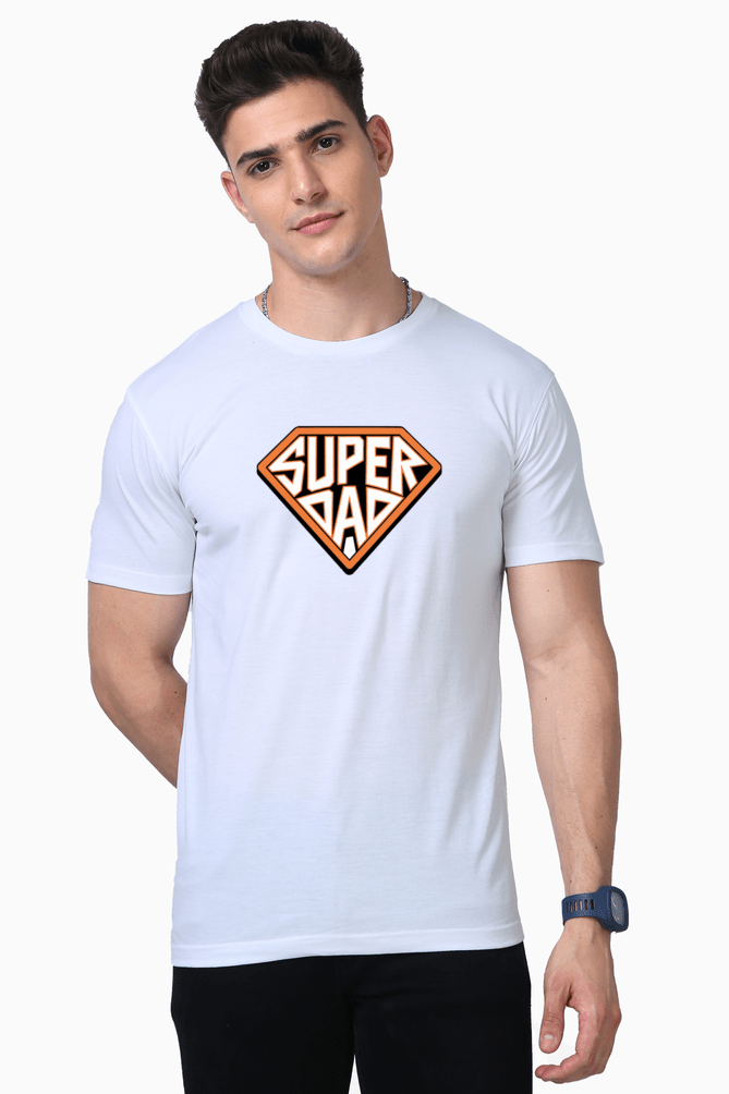 Super Dad Logo Premium Supima Cotton Unisex Tee - Unfiltered