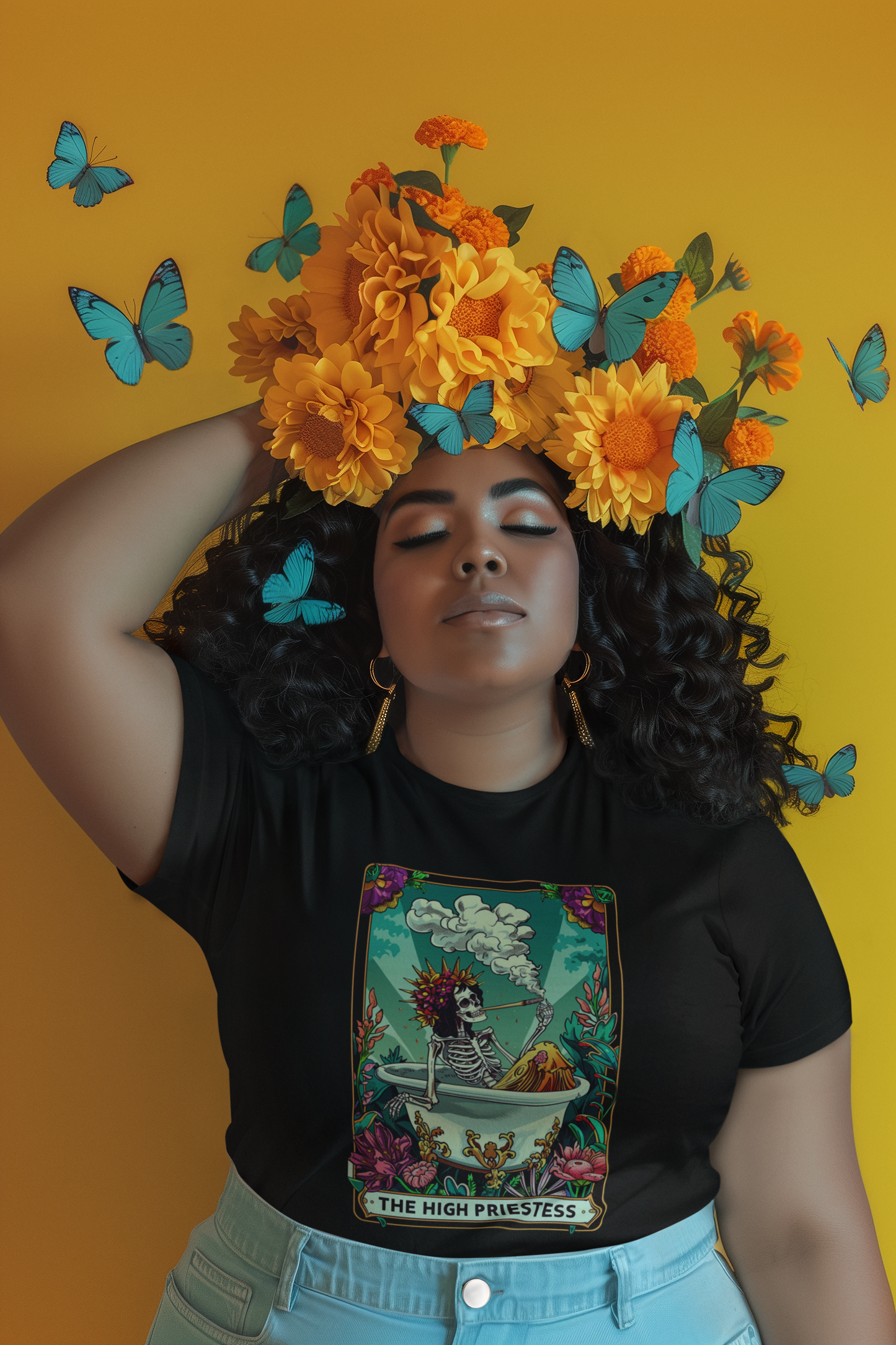 The High Priestess Tarot inspired Unisex T-Shirt | Unfiltered