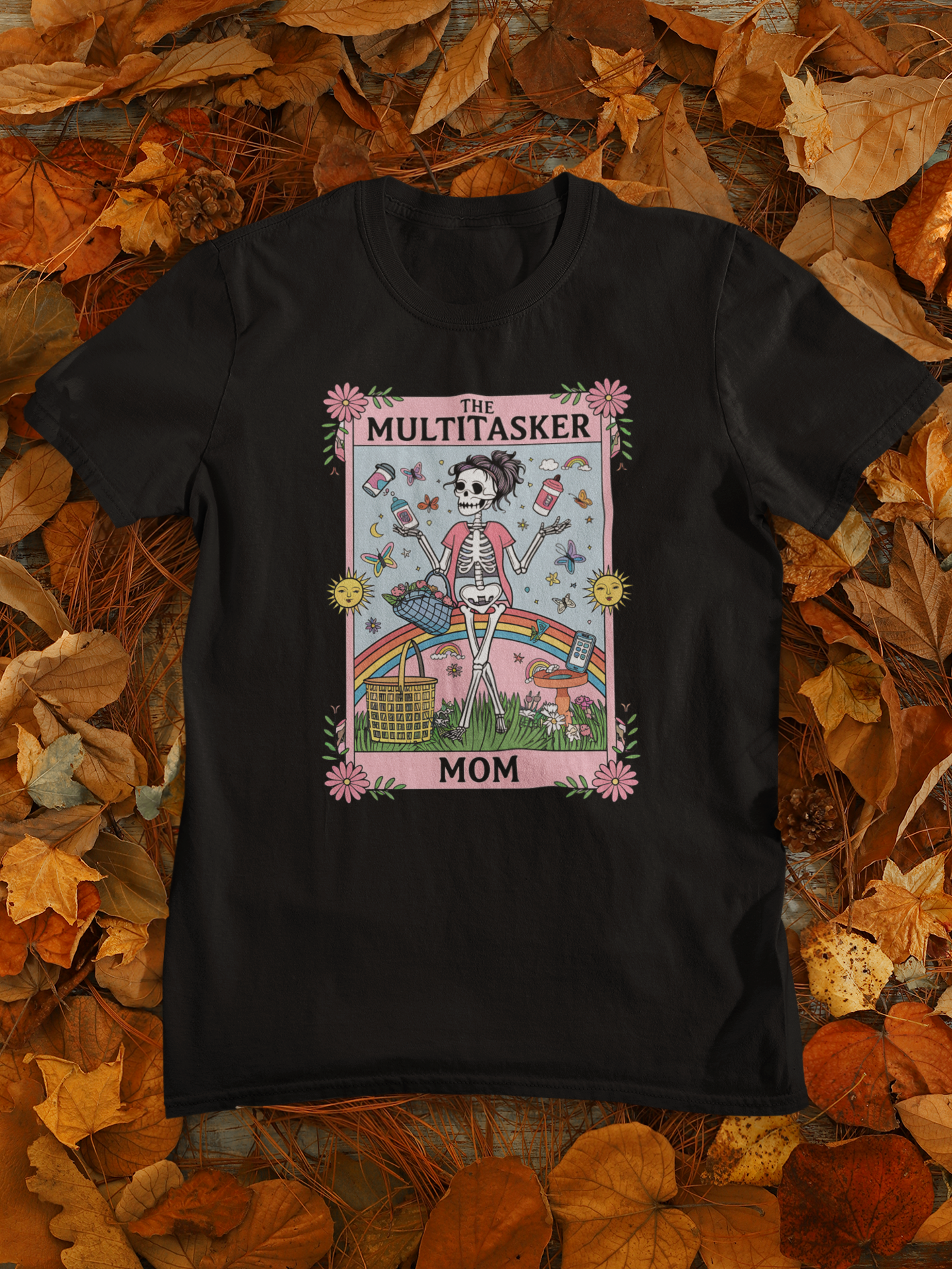 The Multitasker Mom Tarot Inspired Design T-shirt for Women | Unfiltered