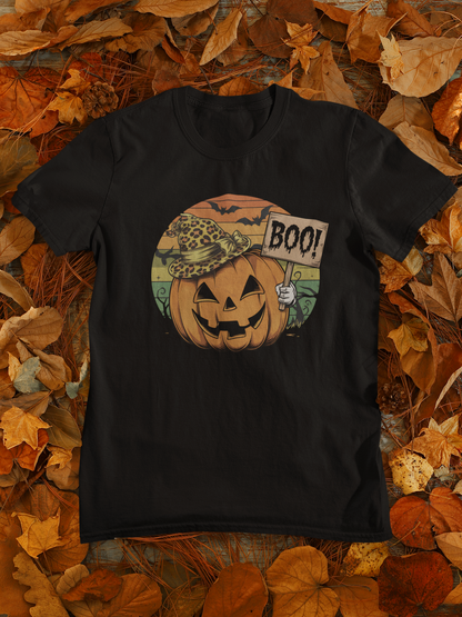 Retro Pumpkin Halloween Unisex T-shirt | Unfiltered