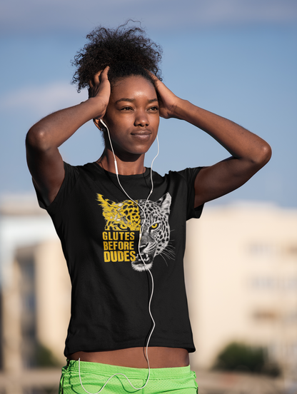 Glutes Before dudes Unisex T-Shirt | Unfiltered - Unfiltered