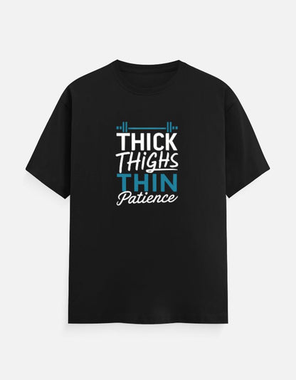 Thick Thighs Thin Patience Unisex Classic Crew T-Shirt | - Unfiltered