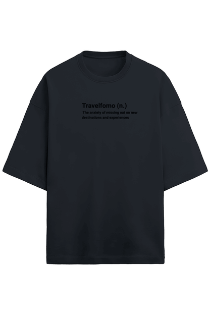 Travelfomo Unisex Terry Cotton Oversized Tee - Unfiltered