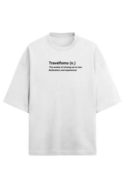 Travelfomo Unisex Terry Cotton Oversized Tee - Unfiltered