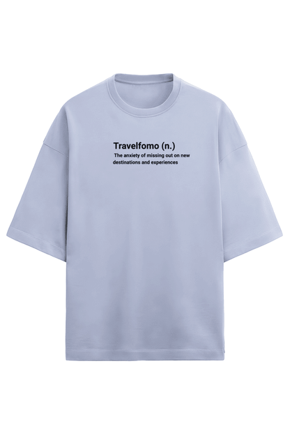 Travelfomo Unisex Terry Cotton Oversized Tee - Unfiltered