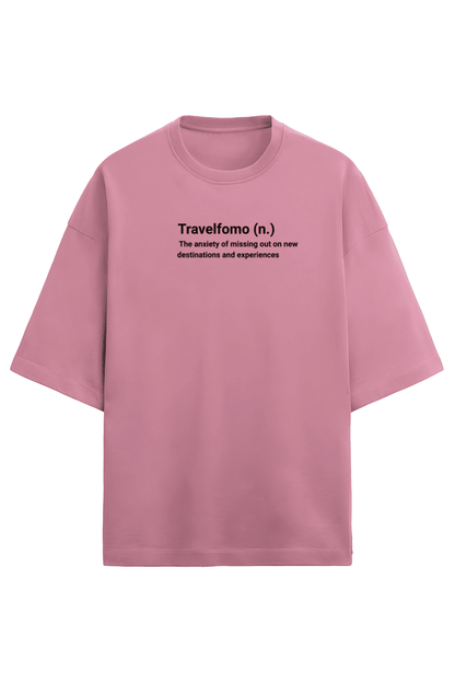 Travelfomo Unisex Terry Cotton Oversized Tee - Unfiltered