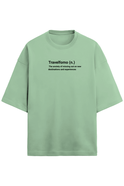 Travelfomo Unisex Terry Cotton Oversized Tee - Unfiltered